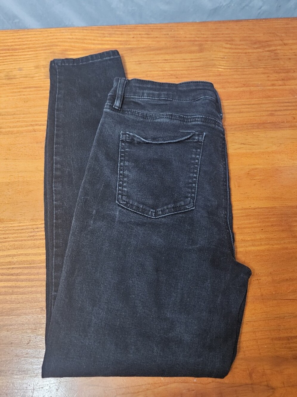 Buffalo David Bitton Mollie Womens Black Skinny Jeans Gothic Grunge Size 8/29!